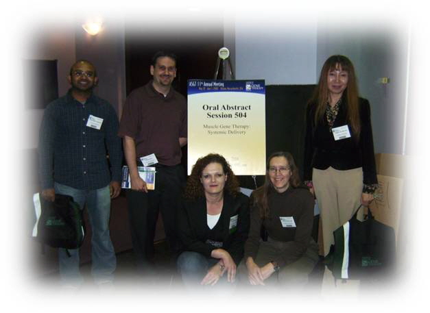 Presenter - American Society of Gene Therapy International Conference - Boston 2008